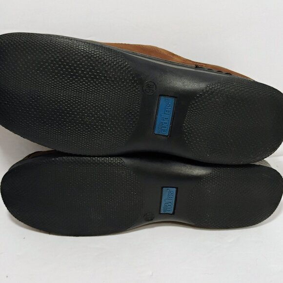 NWT COBBIE CUDDLERS WOMENS 9W BROWN SUEDE SHOE BOOTIES - Picture 9 of 12